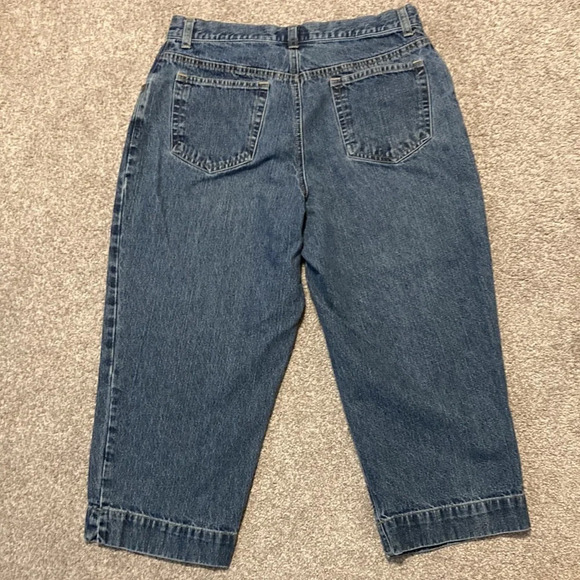 Vintage Eddie Bauer high rise capri jeans 10P - Picture 13 of 16